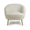 Hawksmoor Lucia Boucle Vanilla White Tub Chair