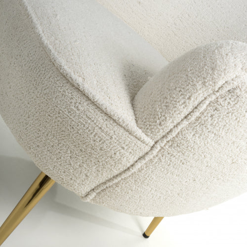 Hawksmoor Lucia Boucle Vanilla White Tub Chair