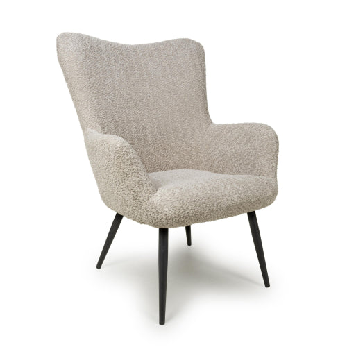 Hawksmoor Bordeaux Textured Chenille Effect Mink Armchair