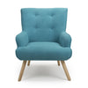 Hawksmoor Cinema Chenille Effect Turquoise Blue Armchair