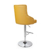 Hawksmoor Yellow Leather Match Luxury Bar Stool