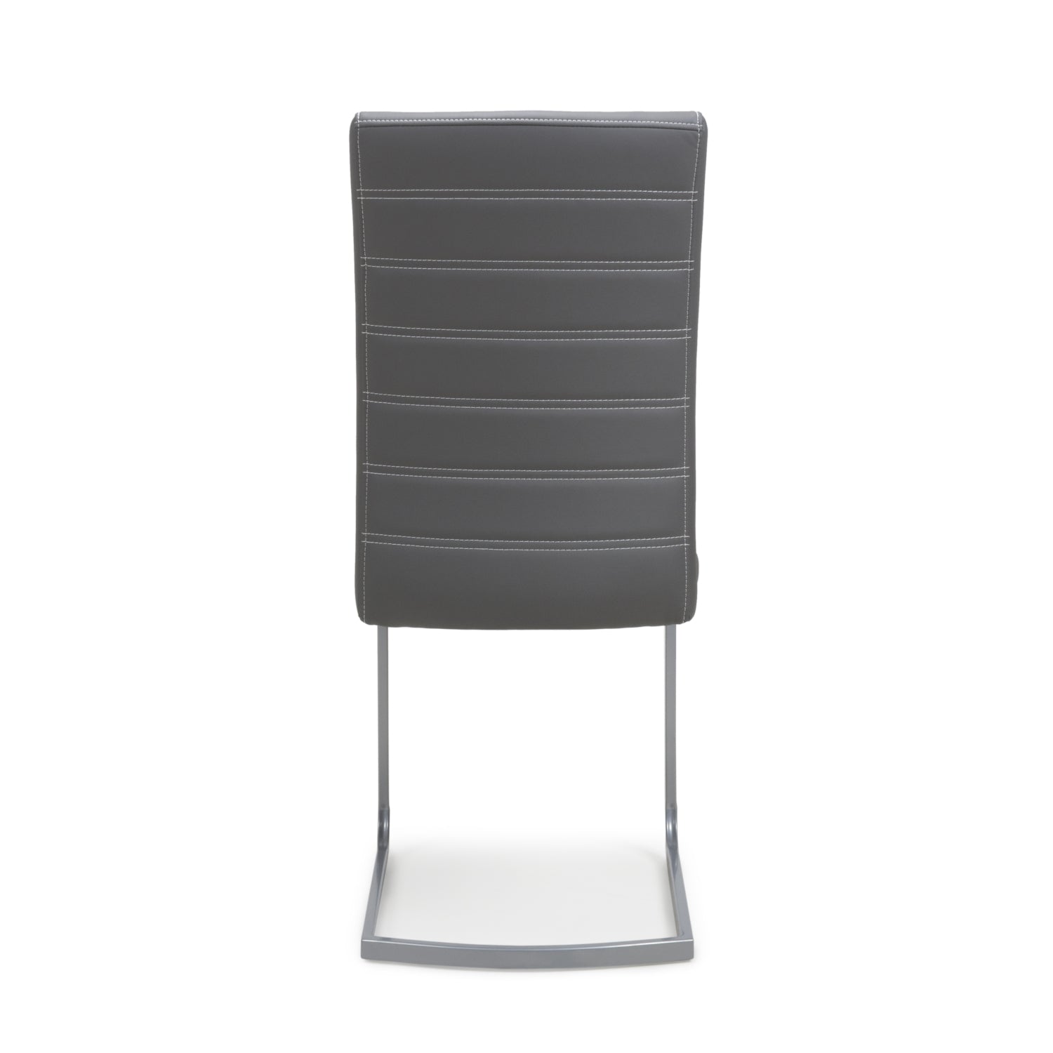 Hawksmoor Callisto Leather Effect Black Dining Chair (Pair)