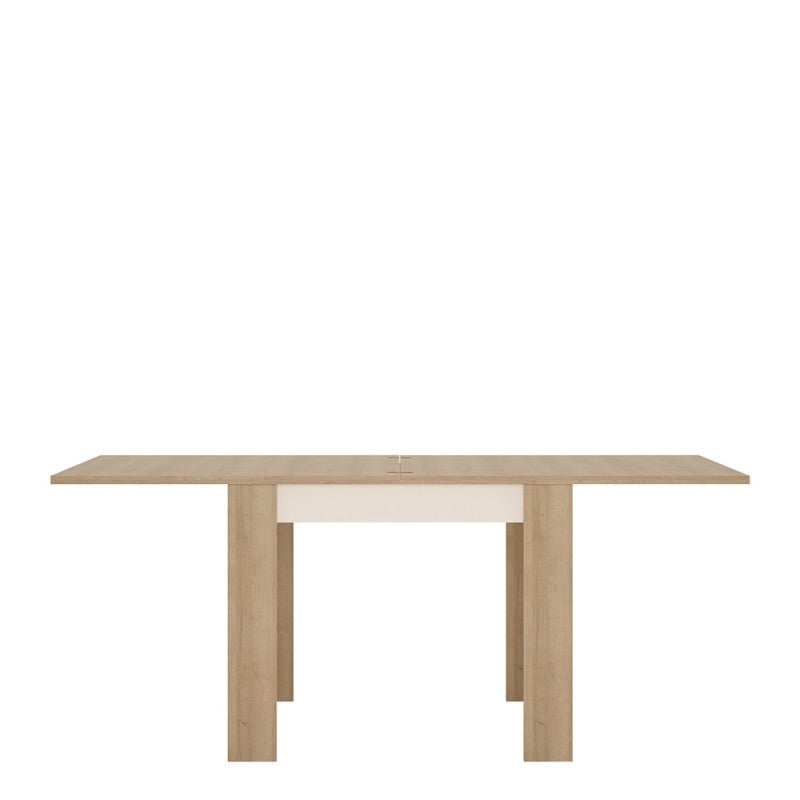 Axton Woodlawn Small Extending Dining Table 90/180cm + 4 Milan High Back Chair White