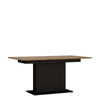 Axton Belmont  Extending Dining Table + 4 Milan High Back Chair Dark Brown