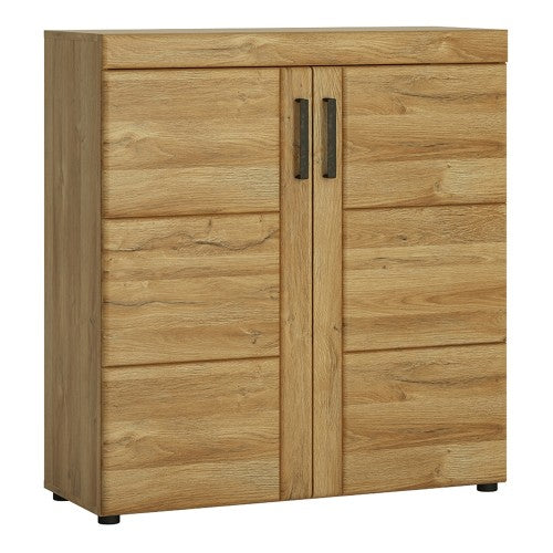 Axton Bronxwood 2 Door Shoe Cabinet In Grandson Oak