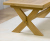 Avignon 160cm Solid Oak Extending Table