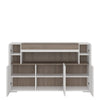 Axton Bronxdale 3 Door Sideboard With Open Shelving (inc. Plexi Lighting)