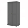 Axton Westchester Wardrobe with 2 Doors in Matt Grey