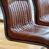 Mayfield Chipman Leather Office / Dining Chair Black Metal Legs