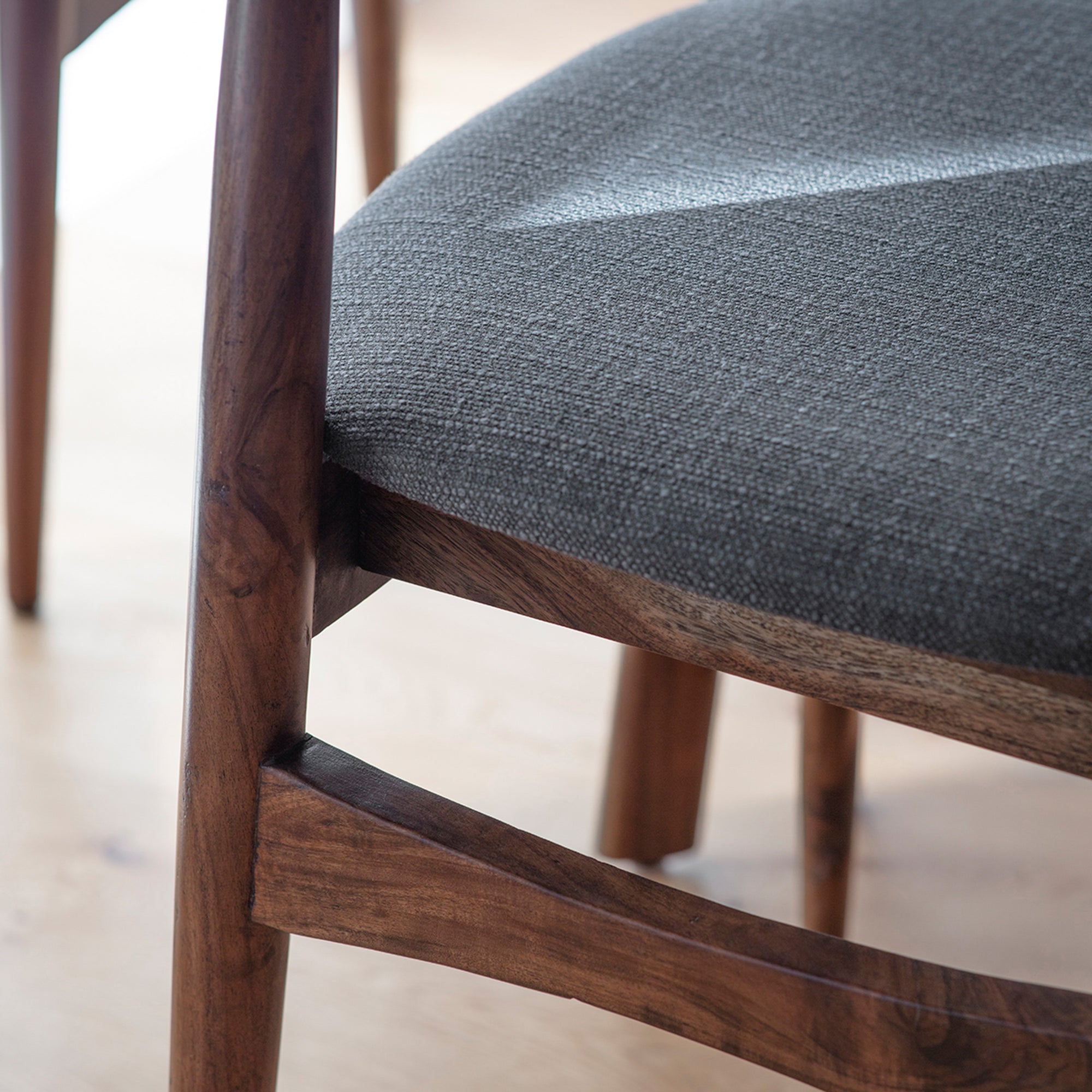 Mayfield Montgomery Acacia Dining Chair Walnut Stained (Pair)