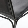 Mayfield Linden Contemporary Dining Chair Black Leather (Pair)