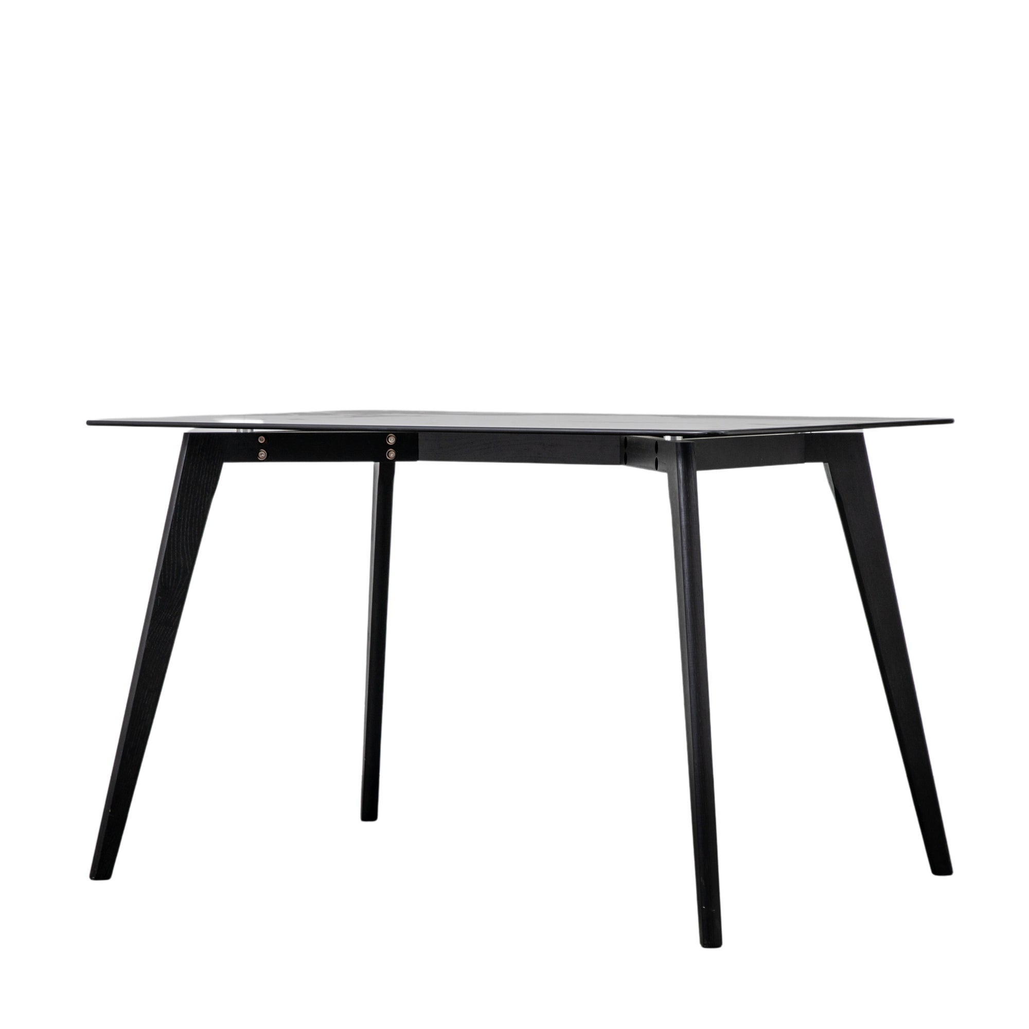Mayfield Hunstville Dining Table Oak with Glass Top 1200mm