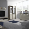 Axton Olinville 2 Door Tall Cupboard/Wardrobe (Inc LED lighting) in Riviera Oak