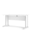 Axton Trinity Desk 150 cm In White With White Legs