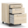 Axton Trinity Mobile file cabinet In Oak