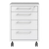 Axton Trinity Mobile cabinet in White