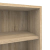 Axton Trinity Bookcase 4 Shelves with 2 Drawers and 2 Doors in Oak