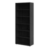 Axton Trinity Bookcase 5 Shelves in Black woodgrain