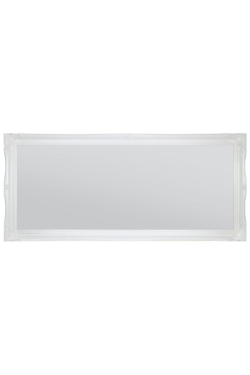 Hamilton Baroque White Shabby Chic Design Large Dress Mirror 165 x 75 CM