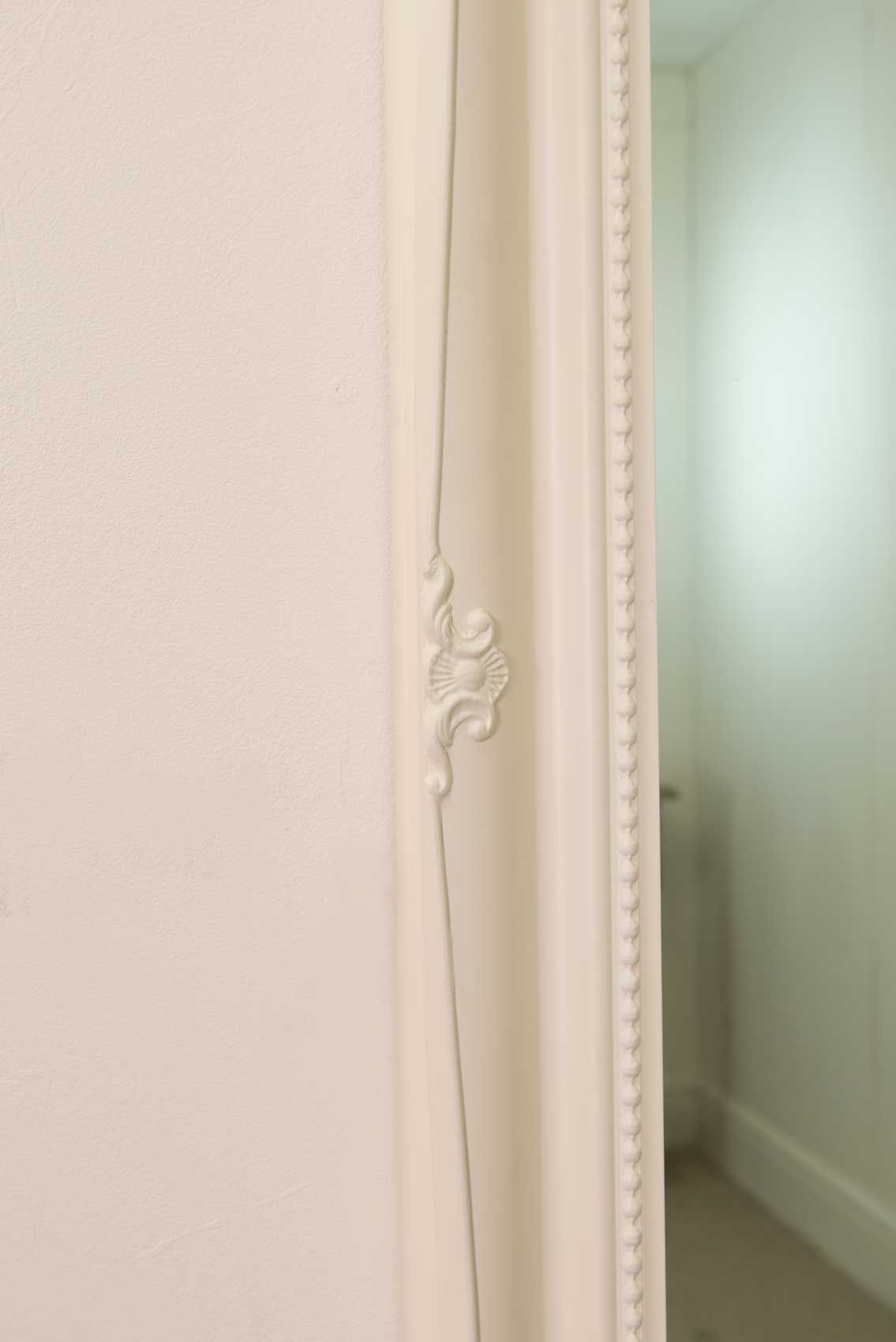 Carrington Baroque White Shabby Chic Design Full Length Mirror 198 x 75 CM