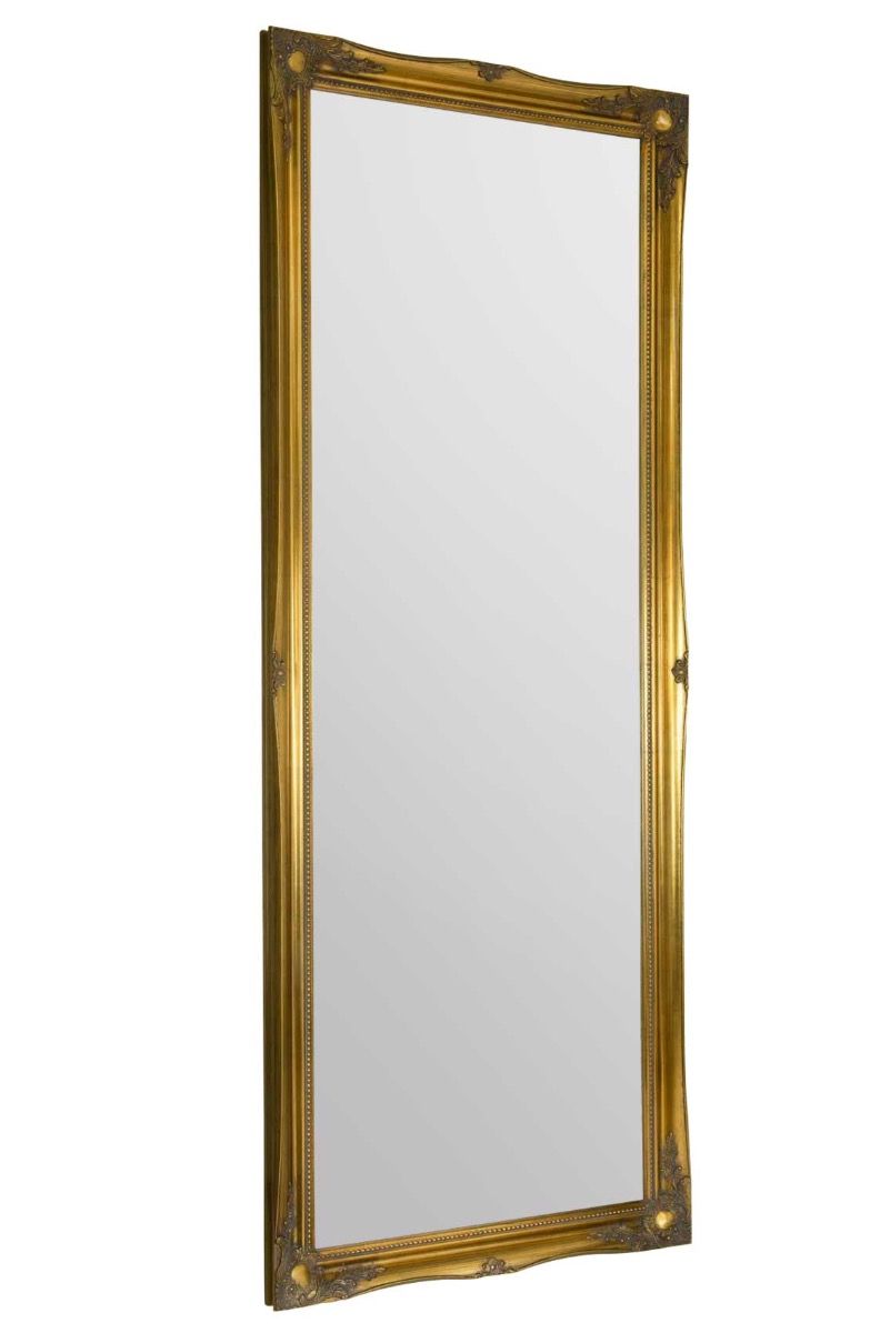 Carrington Vintage Gold Baroque Antique Design Full Length Mirror 198 x 76 CM