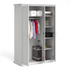 Axton Westchester Wardrobe with 3 Doors In White