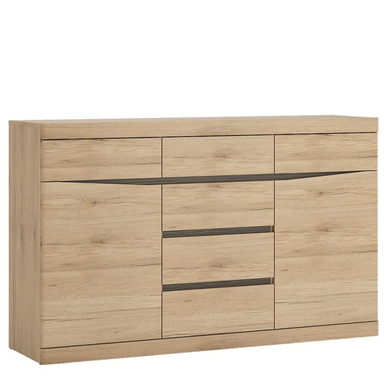 Axton Eastchester Living 2 Door 3+3 Drawer Sideboard in Oak