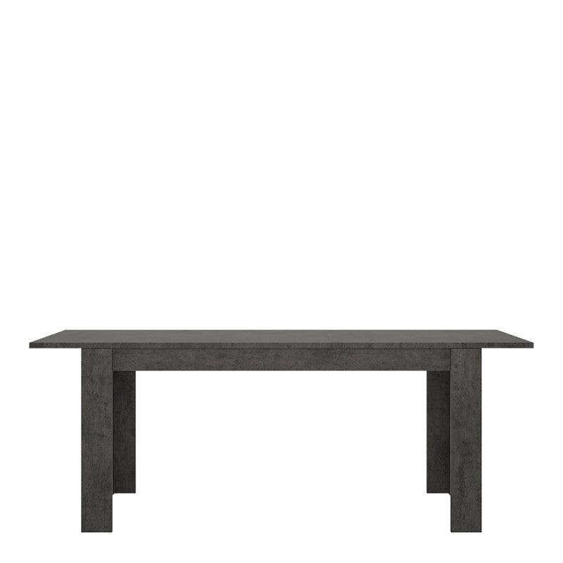 Axton Laconia Dining Table + 6 Milan High Back Chair Black