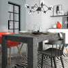 Axton Laconia Dining Table + 6 Milan High Back Chair Black