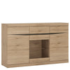 Axton Eastchester 3 Door 3 Drawer Glazed Sideboard