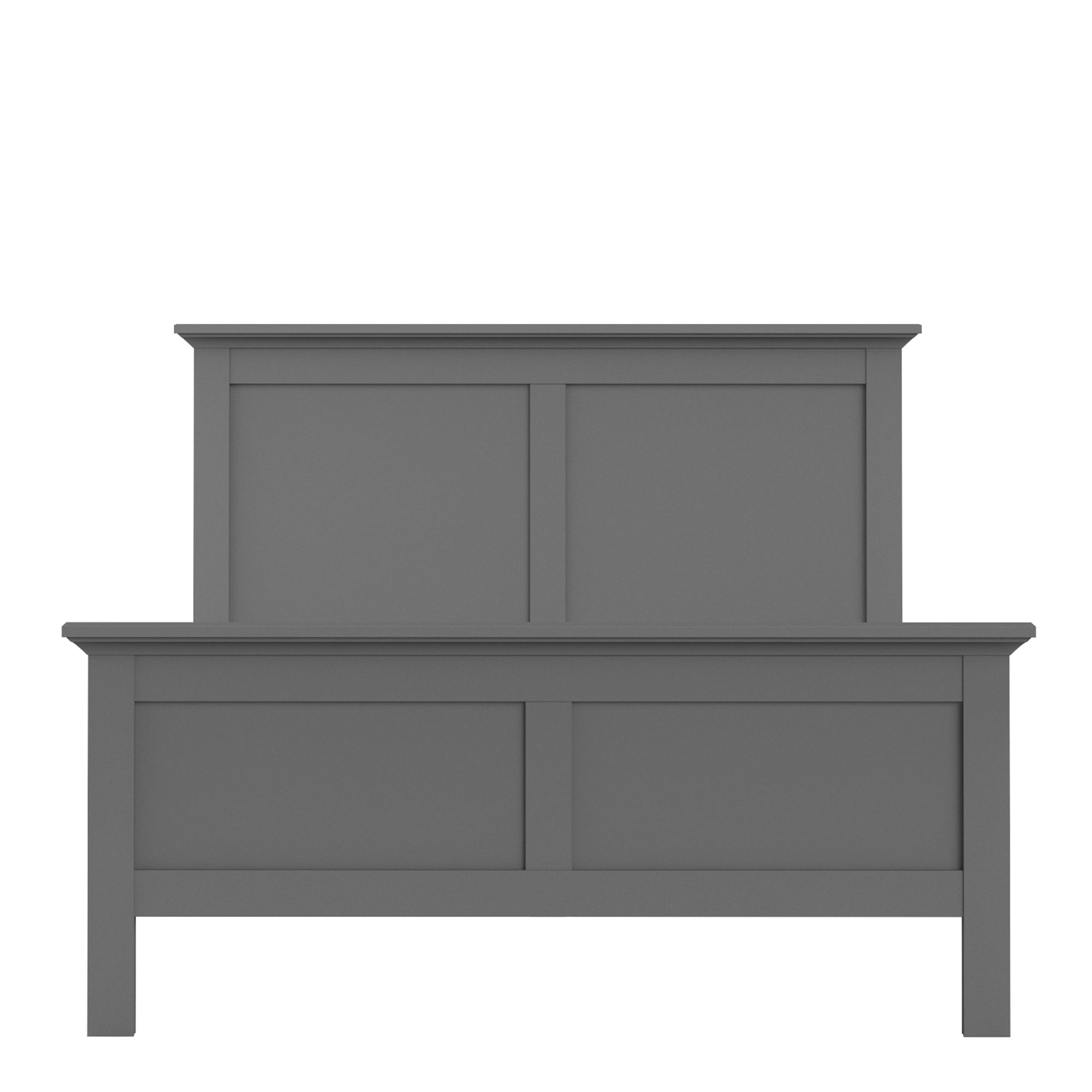Axton Westchester Double Bed 4ft6 (140 x 190) in Matt Grey