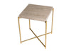 Gillmore Space Iris Square Side Table Weathered Oak Top