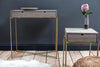 Gillmore Space Iris Small Console Table With Drawer In Weathered Oak Top