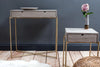 Gillmore Space Iris Square Side Table Weathered Oak Drawer 