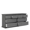 Axton Westchester Chest Of 8 Drawers In Matt Grey