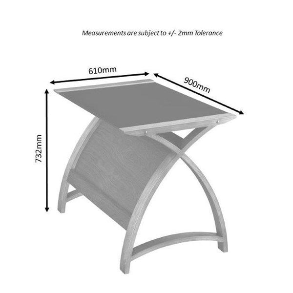 Jual Furnishings Helsinki Laptop Table 900 Grey