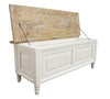 Bodiam Rochester Storage Bench or Trunk Antique White