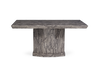 Como 200cm Grey Marble Dining Table