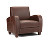 Julian Bowen Vivo Chair in Chestnut Faux Leather