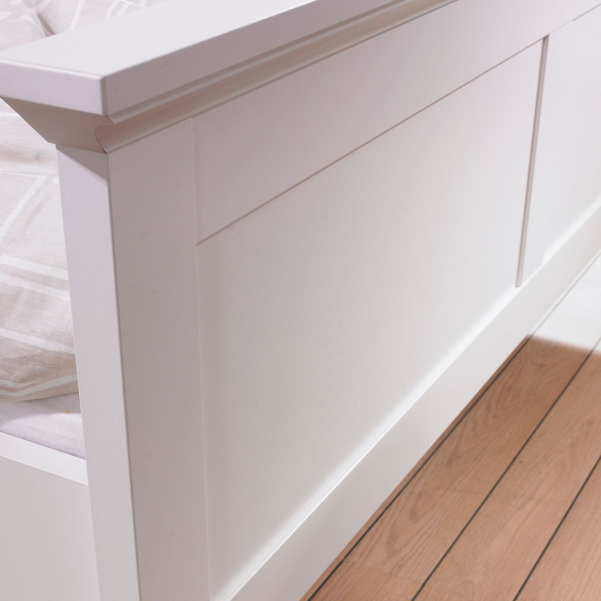 Axton Westchester Super King Bed (180 x 200) in White