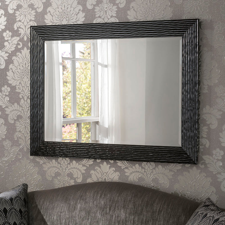 Yearn Rectangular YG223 Black Gloss Mirror