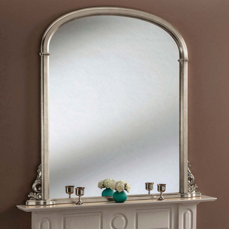 Yearn Over Mantles YG98 Silver Leaf Mirror