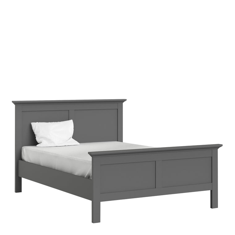 Axton Westchester Double Bed 4ft6 (140 x 190) in Matt Grey