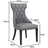 Aviva Grey Dining Chair (Pair)