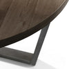 Julian Bowen Brooklyn Round Dining Table Dark Oak 120cm