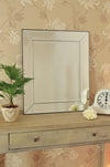 Carrington All Glass Wall Mirror 69 x 58 CM