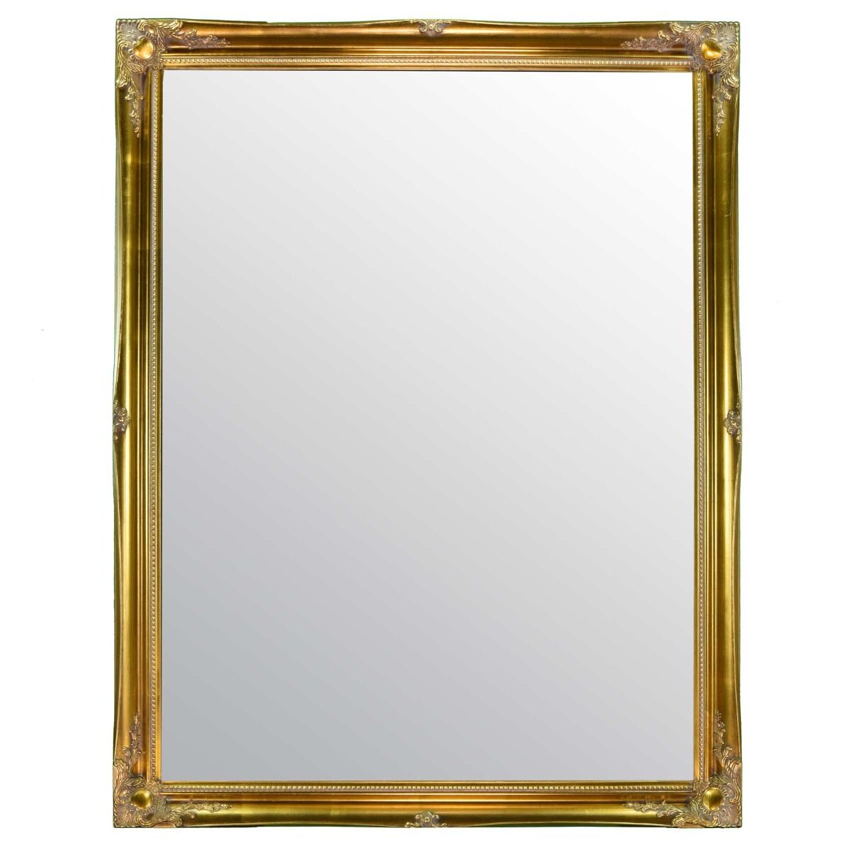 Carrington Vintage Gold Antique Baroque Design Wide Wall Mirror 137 x 106 CM
