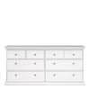 Axton Westchester Chest of 8 Drawers In White