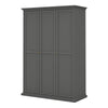 Axton Westchester Wardrobe With 3 Doors in Matt Grey