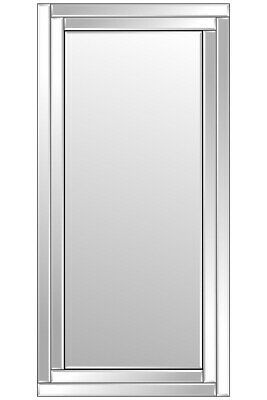 Carrington All Glass Bevelled Venetian Large Dress Mirror 174 x 85CM 5ft9 x 2ft9